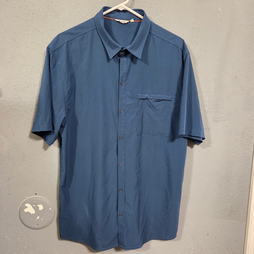 Cotopaxi cambio mens hiking shirt blue size xxl